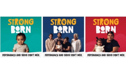 A range of Strong Born social media tiles to share the campaign on social media.